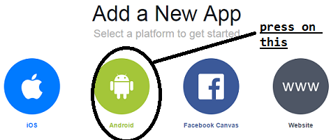 create facebook app android